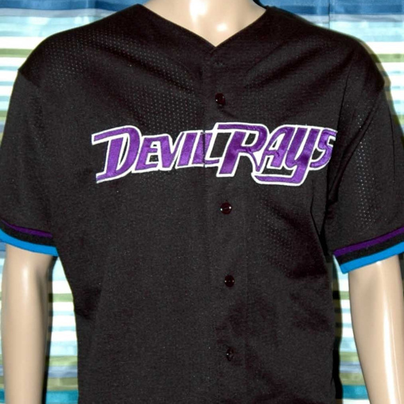 tampa bay devil rays jersey history